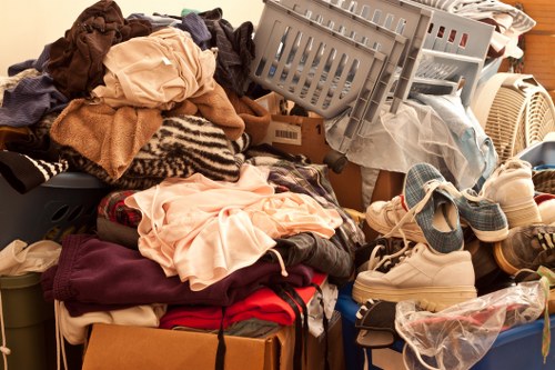 Safety measures during junk removal operations