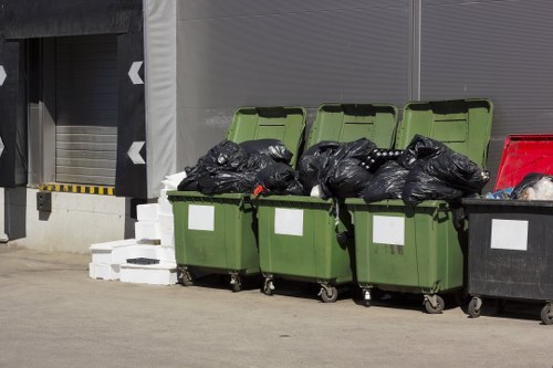 Satisfied customer after furniture disposal service